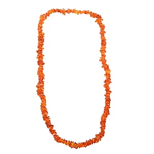 Light Baltic Amber Beaded Necklace 30 Inches
