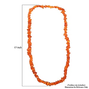 Light Baltic Amber Beaded Necklace 30 Inches