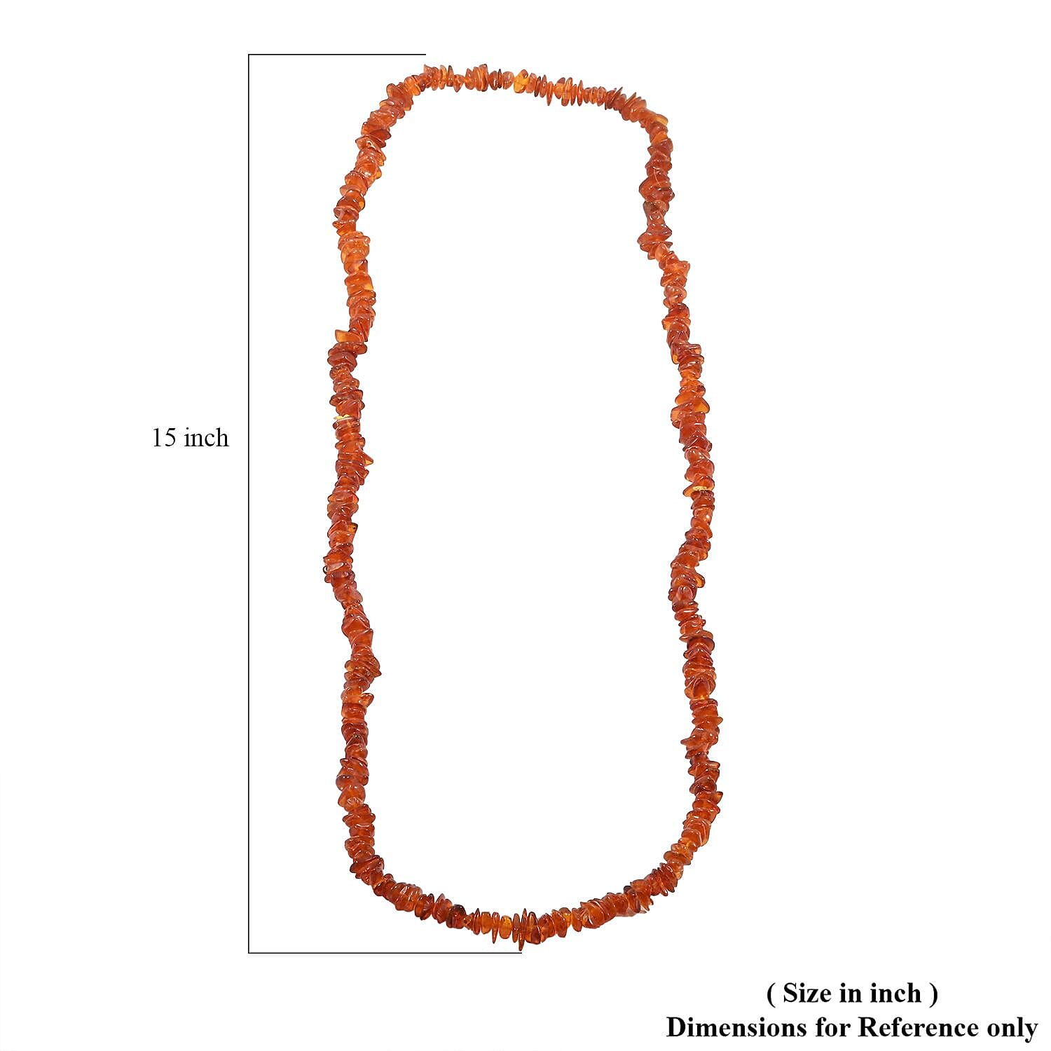 Dark Baltic Amber Beaded Necklace 30 Inches