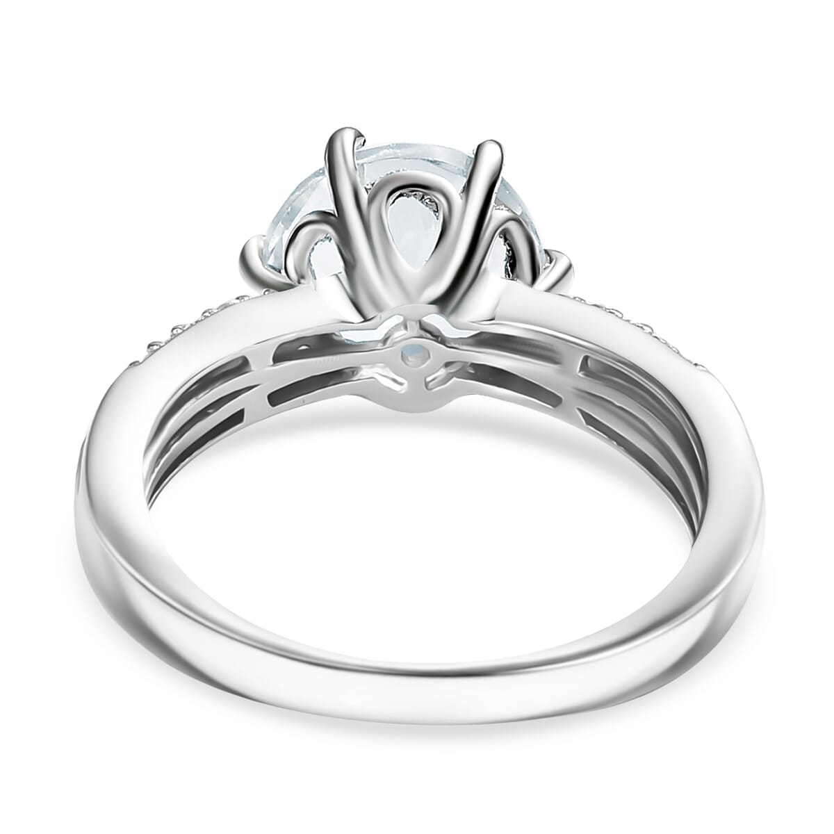 D'Joy Golconda Topaz 3.85 ctw Star Brilliance Ring in Platinum Over Sterling Silver (Size 10.0) image number 4