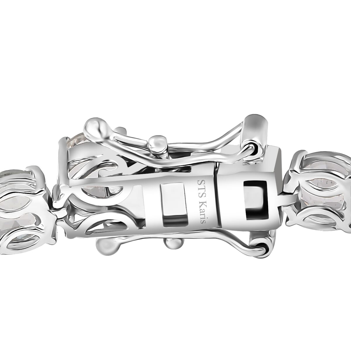 Karis Golconda Topaz 18.00 ctw Tennis Bracelet in Platinum Bond (6.50 In) image number 3