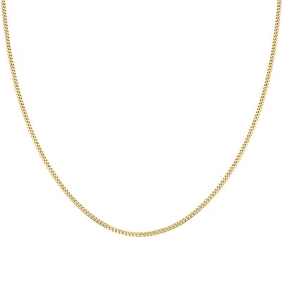 3mm Miami Chain Necklace in 14K Yellow Gold 4.33 Grams 20 Inches
