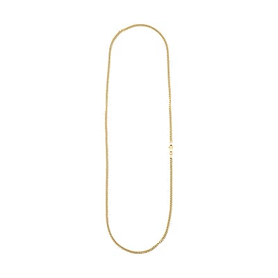 3mm Miami Chain Necklace in 14K Yellow Gold 4.33 Grams 20 Inches