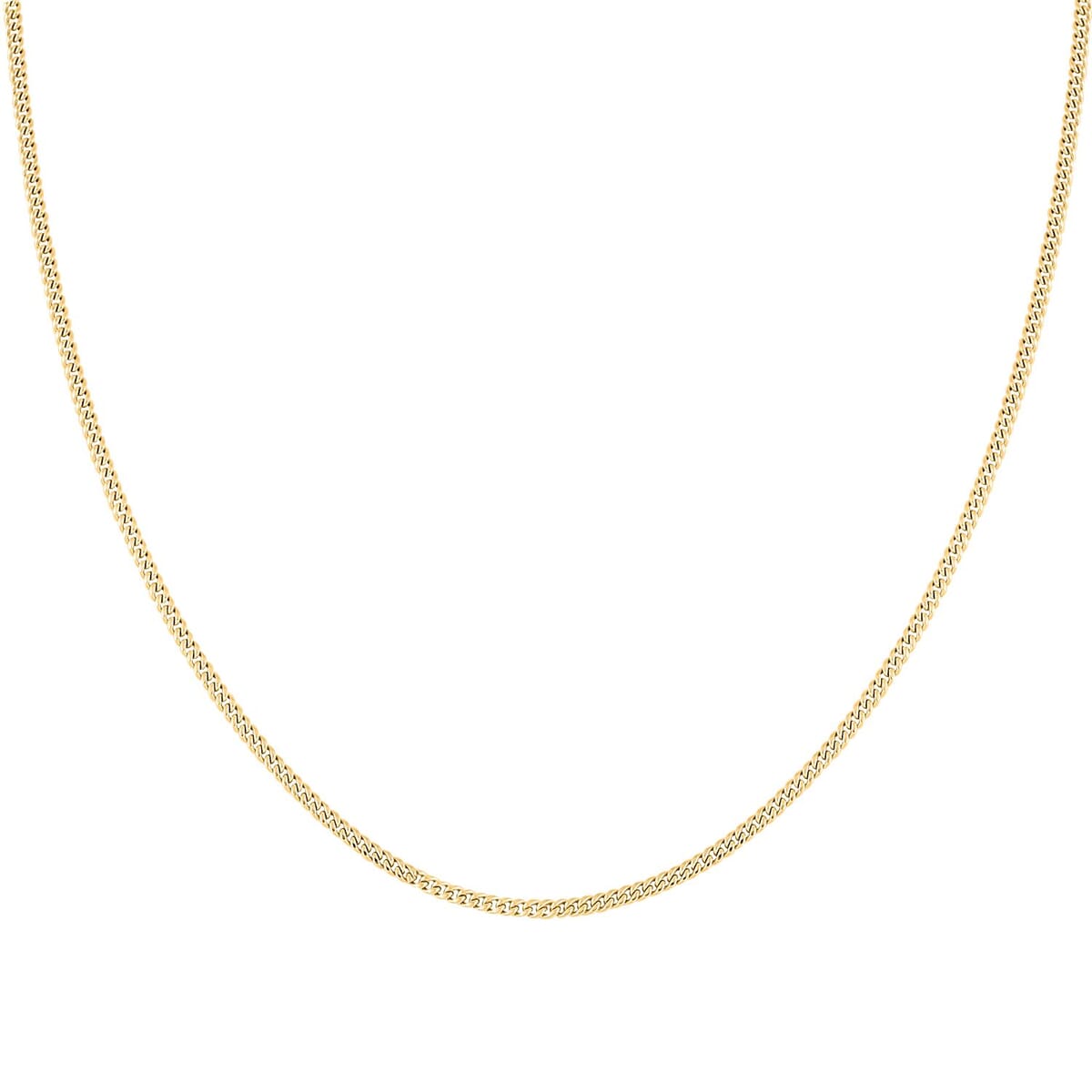 3mm Miami Chain Necklace in 14K Yellow Gold 4.70 Grams 22 Inches image number 3