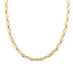 Italian Octagonal Viale Chain Necklace in 10K Yellow Gold 5.50 Grams 20 Inches