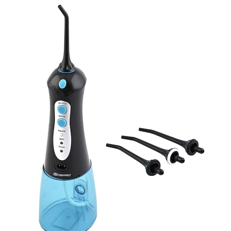 Closeout Black and Blue Portable Oral Irrigator
