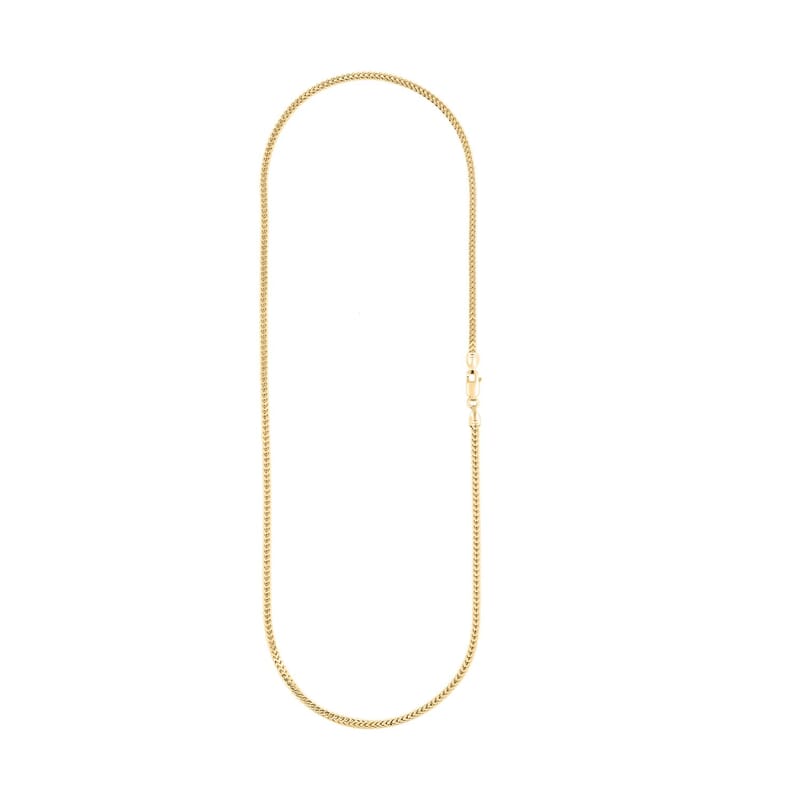 2.1mm Franco Chain Necklace in 10K Yellow Gold 5.9 Grams 20 Inches