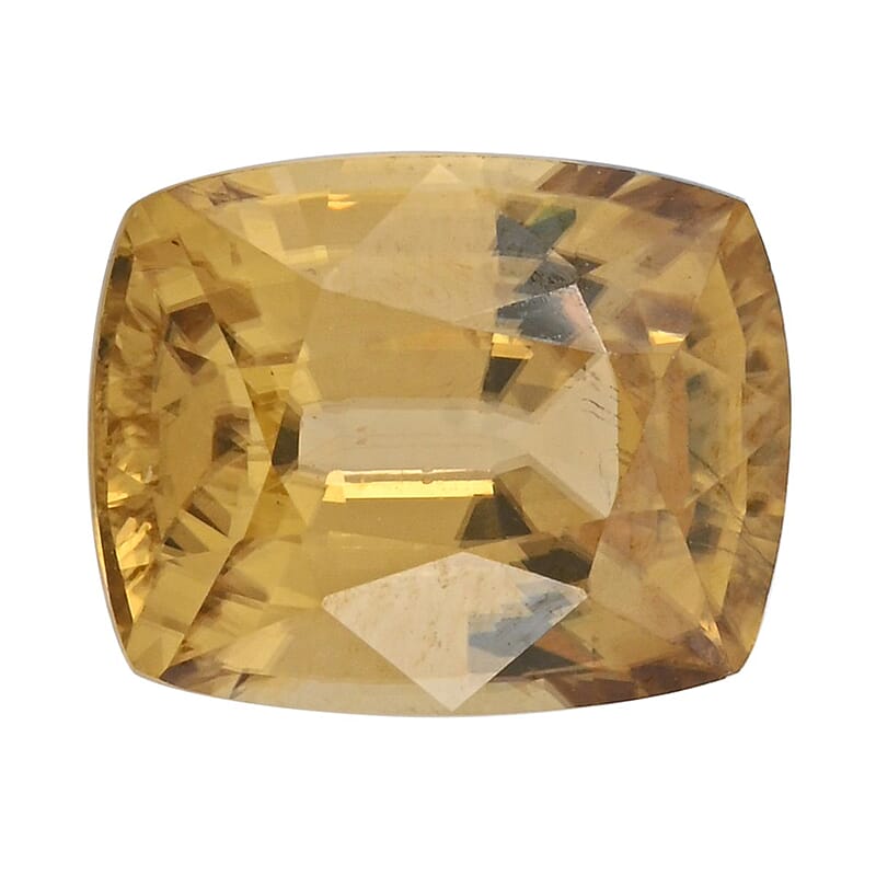 AAAA Golden Zircon (Cush 9x7 mm) 3.00 ctw