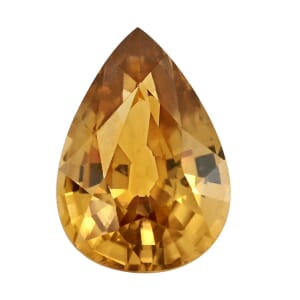 AAAA Golden Zircon (Pear 10x7 mm) 3.00 ctw