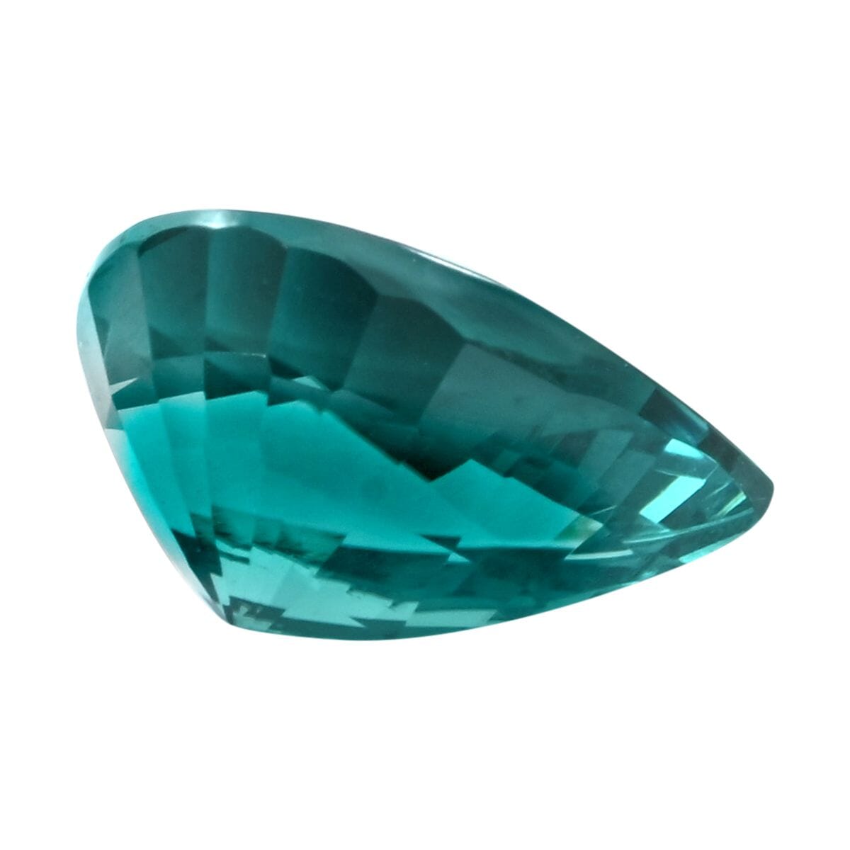 Certified & Appraised AAAA Lagoon Tourmaline (Pear Free Size) 5.00 ctw image number 2