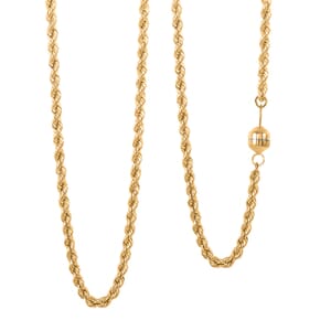 Italian 10K Yellow Gold Necklace 18 Inches with Magnetic Clasp 2.30 Grams