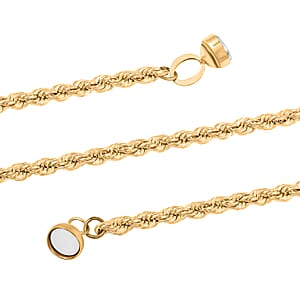 Italian 10K Yellow Gold Necklace 18 Inches with Magnetic Clasp 2.30 Grams