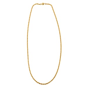 Italian 10K Yellow Gold Necklace 18 Inches with Magnetic Clasp 2.30 Grams