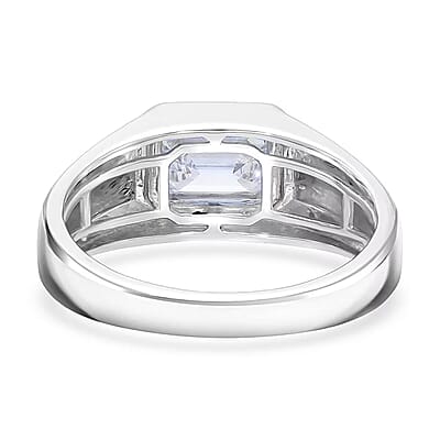 IGI Certified Luxuriant Lab Grown Diamond F VS2 1.50 ctw Mens Ring in 950 Platinum (Size 10.0) 10.50 Grams (Del. In 12-15 Days)
