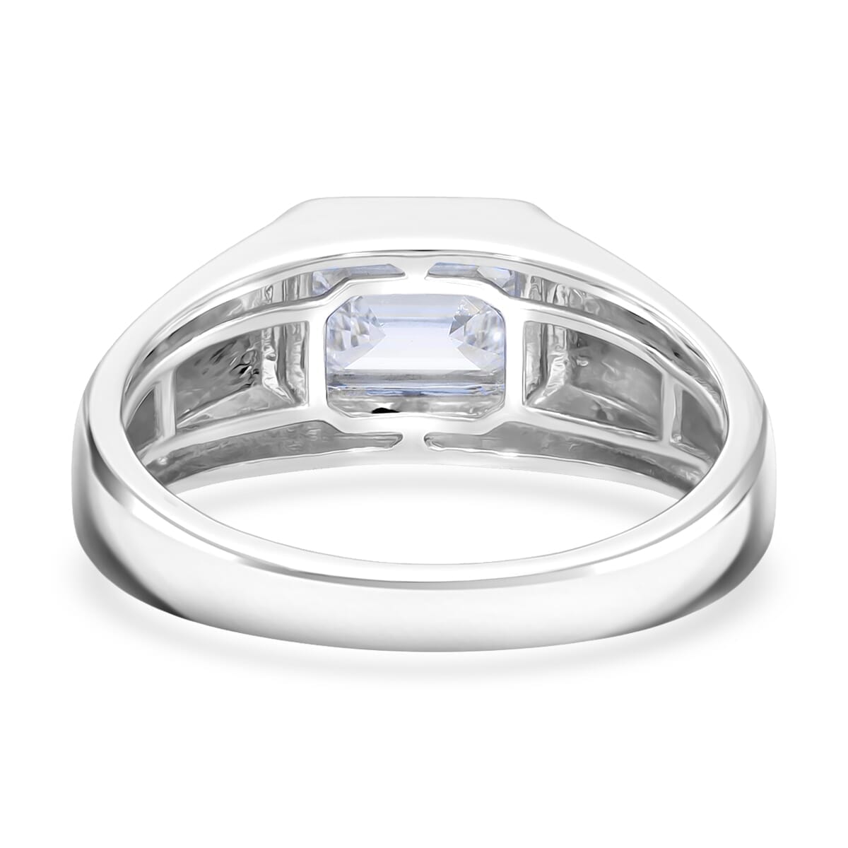IGI Certified Luxuriant Lab Grown Diamond F VS2 1.50 ctw Mens Ring in 950 Platinum (Size 11.0) 10.50 Grams image number 3