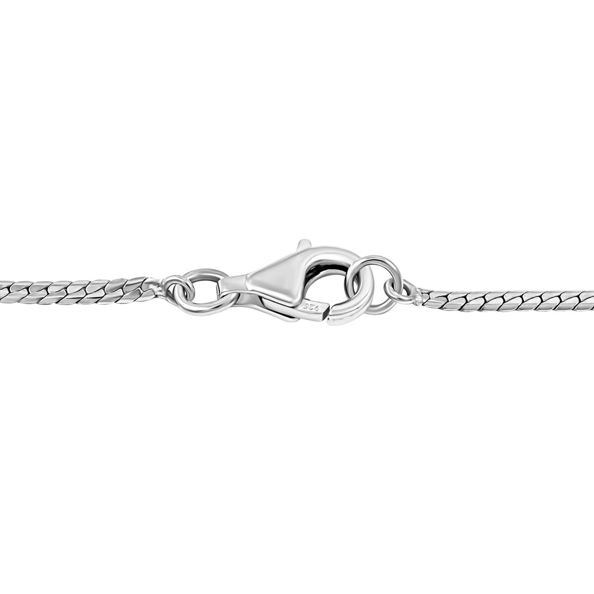 Premium Tanzania Yellow Zircon and White Zircon 16.40 ctw Floral Necklace 18 Inches in Rhodium Over Sterling Silver image number 3