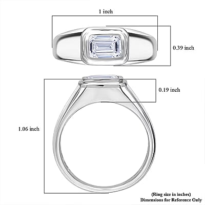 D'Joy Brazilian Cherry Citrine 1.50 ctw Blooming Ring in 18K Vermeil YG and Rhodium Over Sterling Silver (Size 10.0)