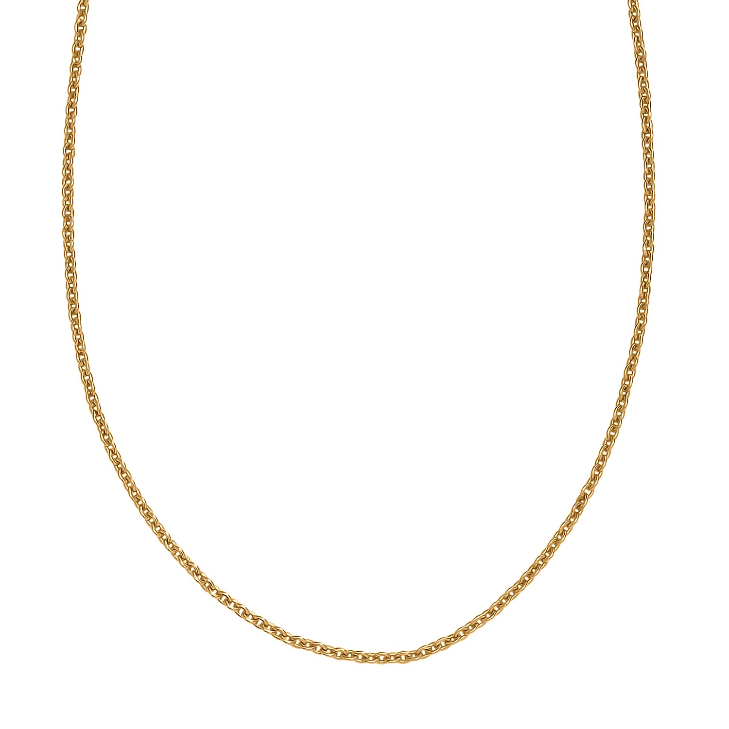 Vermeil YG Over Sterling Silver Necklace (18 Inches) 2.16 g