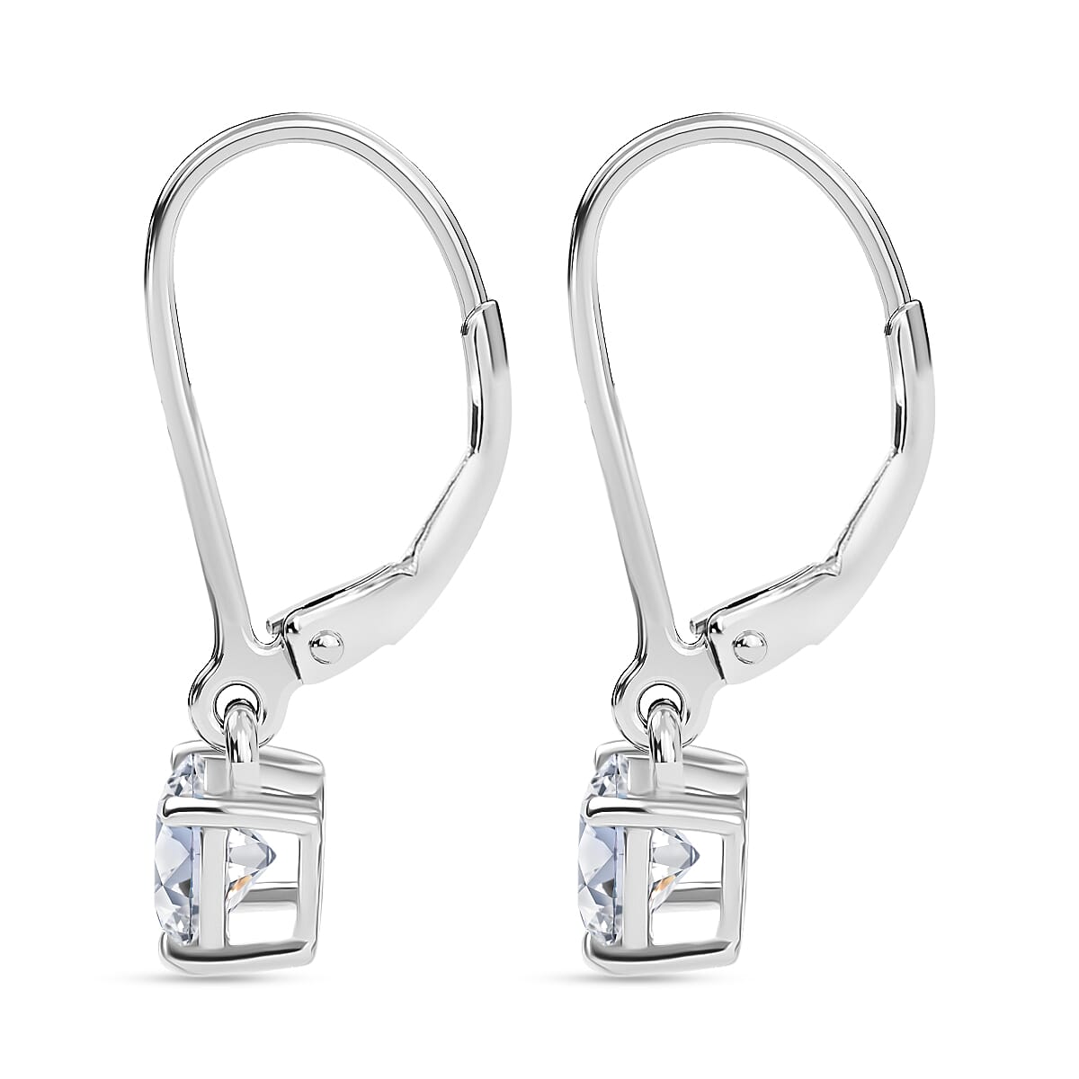Luxuriant Lab Grown Diamond E-F VS 1.00 ctw Solitaire Stud Earrings in 950 Platinum
