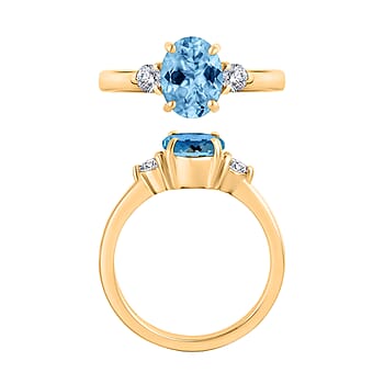 Santa Maria Aquamarine/2.12/10K Yellow Gold / 10 - Product card gallery slide 4 (10178779578681)