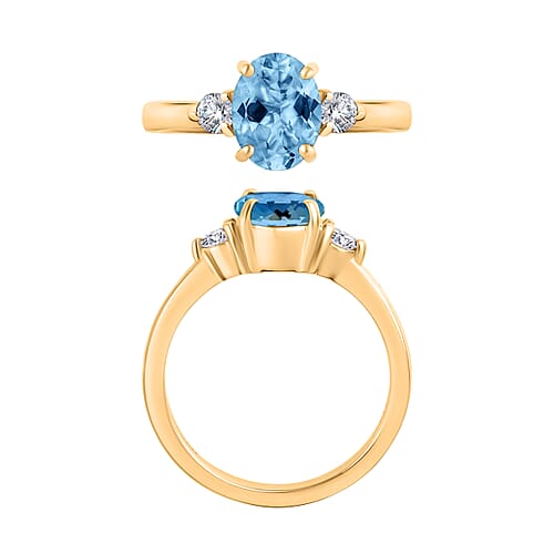 Santa Maria Aquamarine/2.12/10K Yellow Gold / 10 - Product card gallery slide 4 (9433243648255)