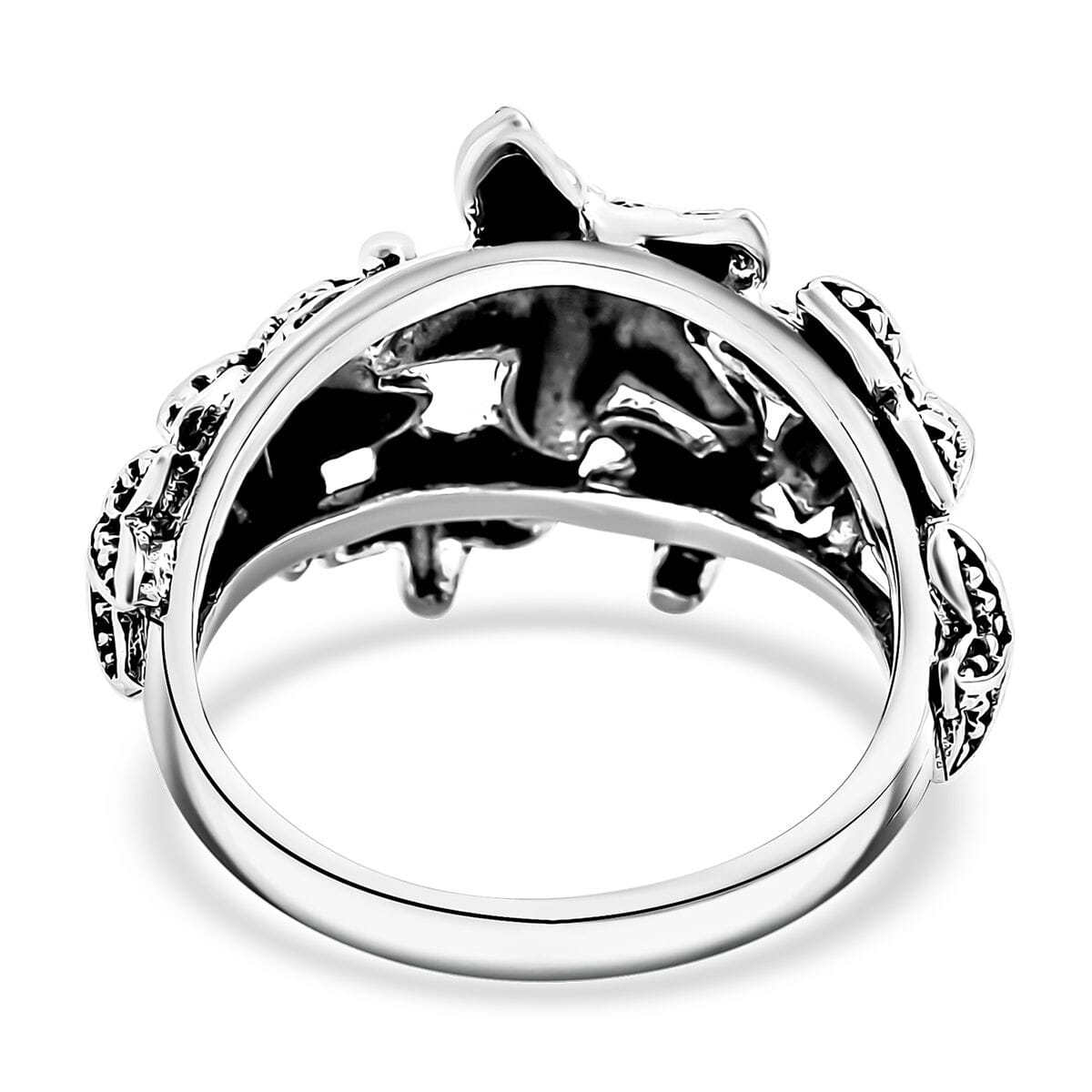 Bali Legacy Starfish Ring in Sterling Silver (Size 9.0) 5.20 Grams image number 4