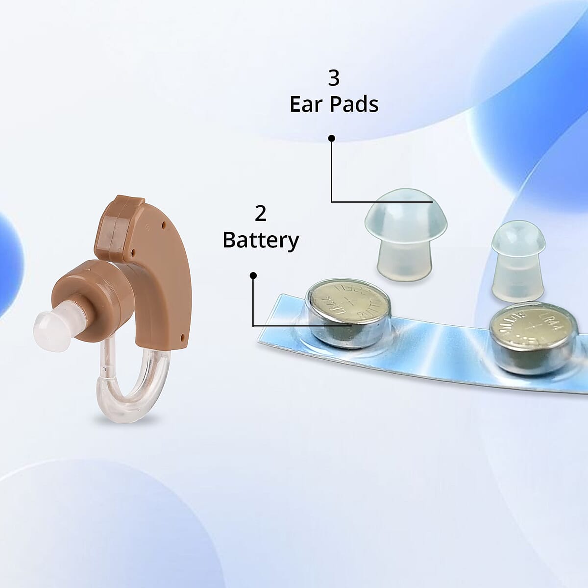 TLV Wireless Hearing Aid Earplug - Battery image number 6
