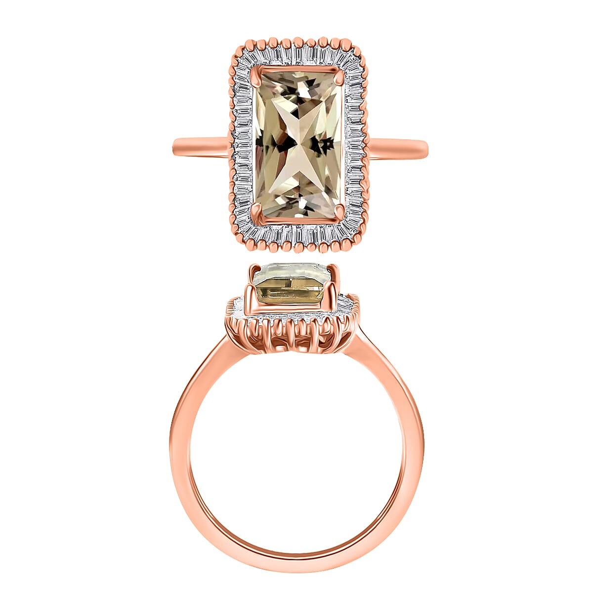 A/3.50/Rose Gold Over Sterling Silver / 10