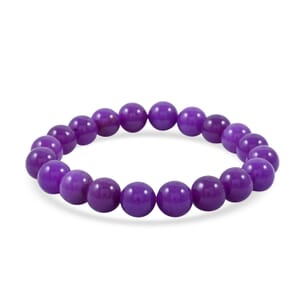 Sugilite Beaded Stretch Bracelet 175.00 ctw