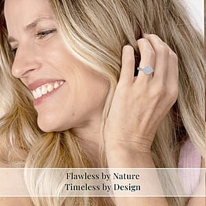 Luxuriant Lab Grown Diamond G-H SI 0.35 ctw Infinity Ring in Rhodium Over Sterling Silver (Size 6.0)