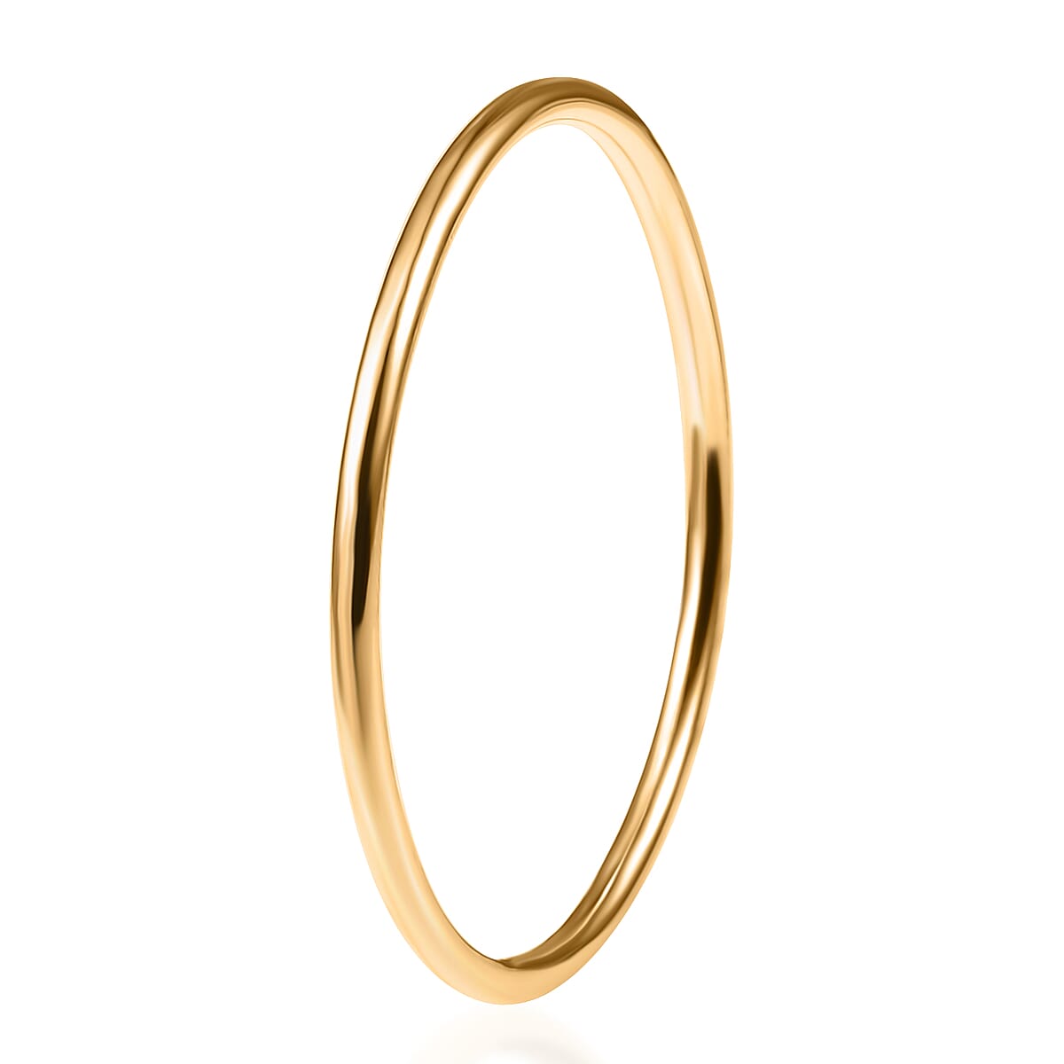 10K Yellow Gold Bangle Bracelet (7.25 In) 17.83 Grams image number 3
