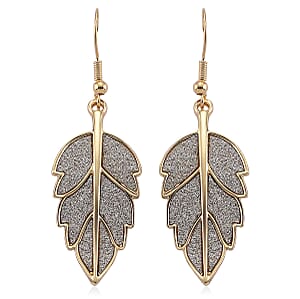 Leaf Earrings in Goldtone