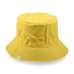 Value Buy ShedRain Yellow and White Floral Reversible Bucket Hat