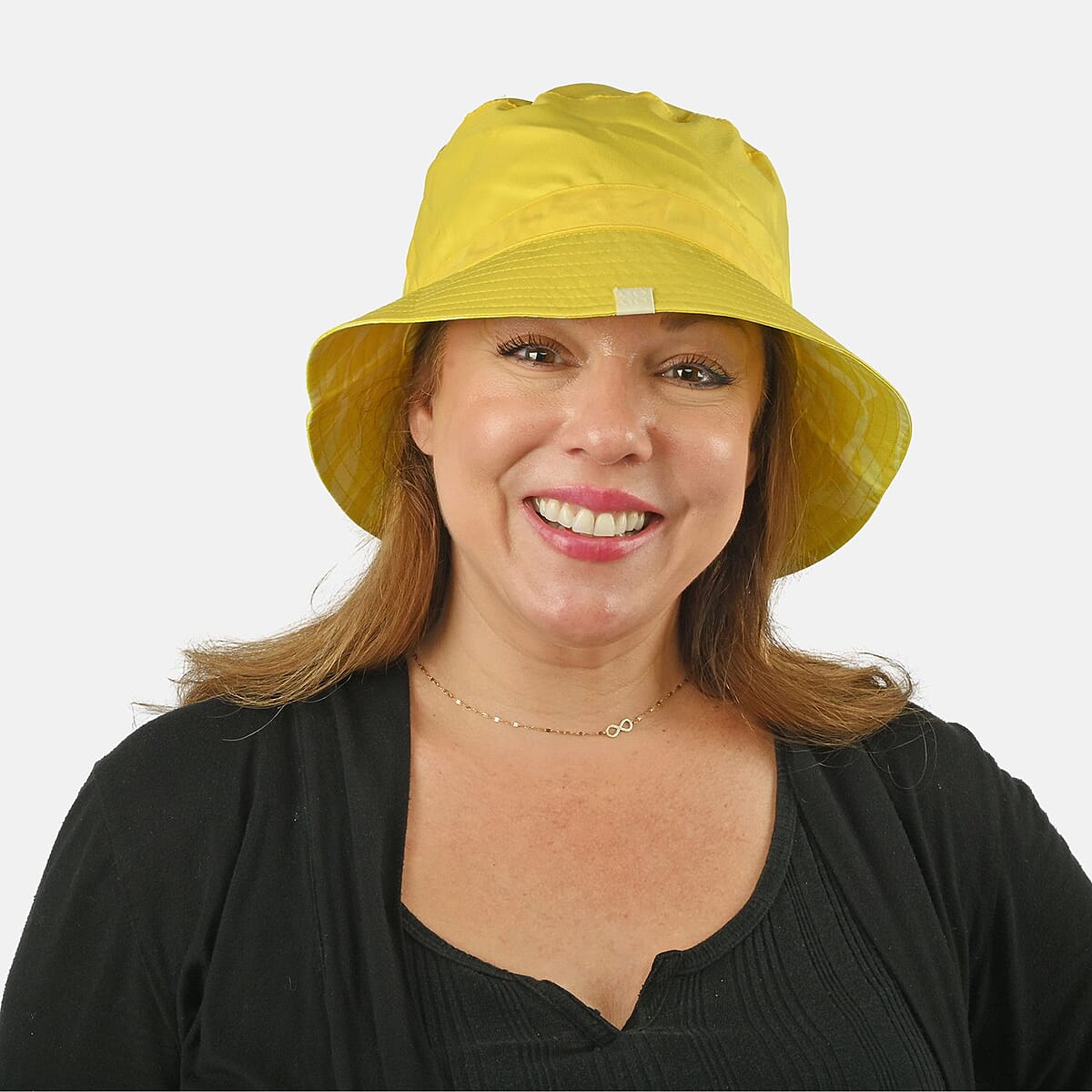Value Buy ShedRain Yellow and White Floral Reversible Bucket Hat image number 2
