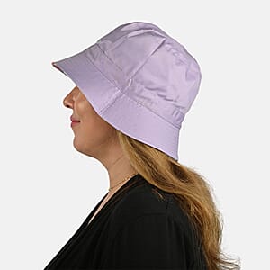 ShedRain Purple and Pink Floral Reversible Bucket Hat
