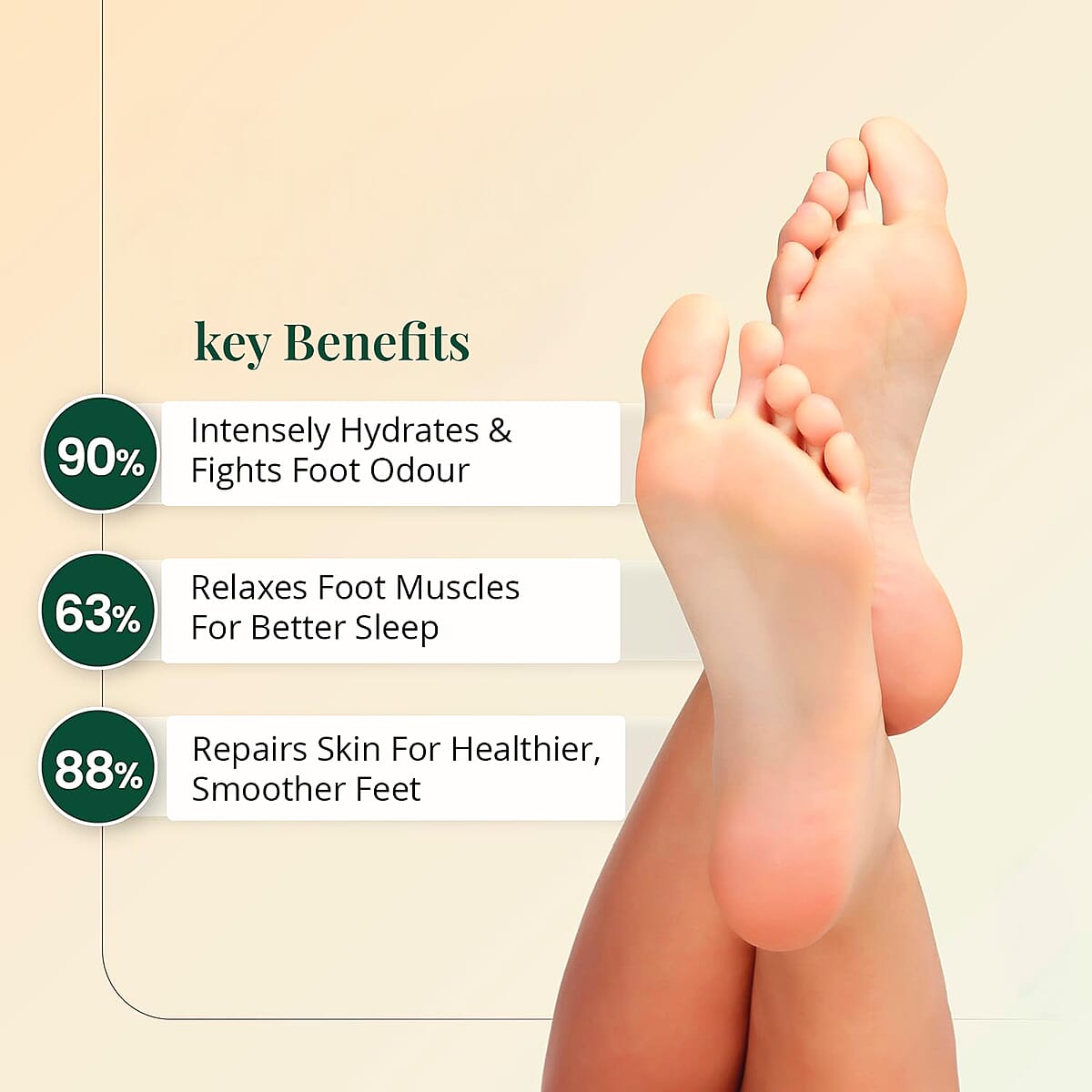 Hempily Ever After Pure Hemp Seed Oil Foot Lotion- Peppermint (12oz) image number 1