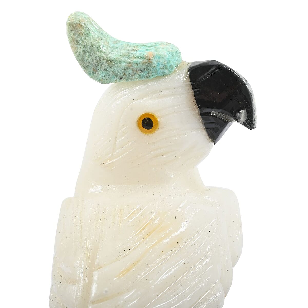 Multi Gemstone Carved Cockatoo Approx 815cts image number 4
