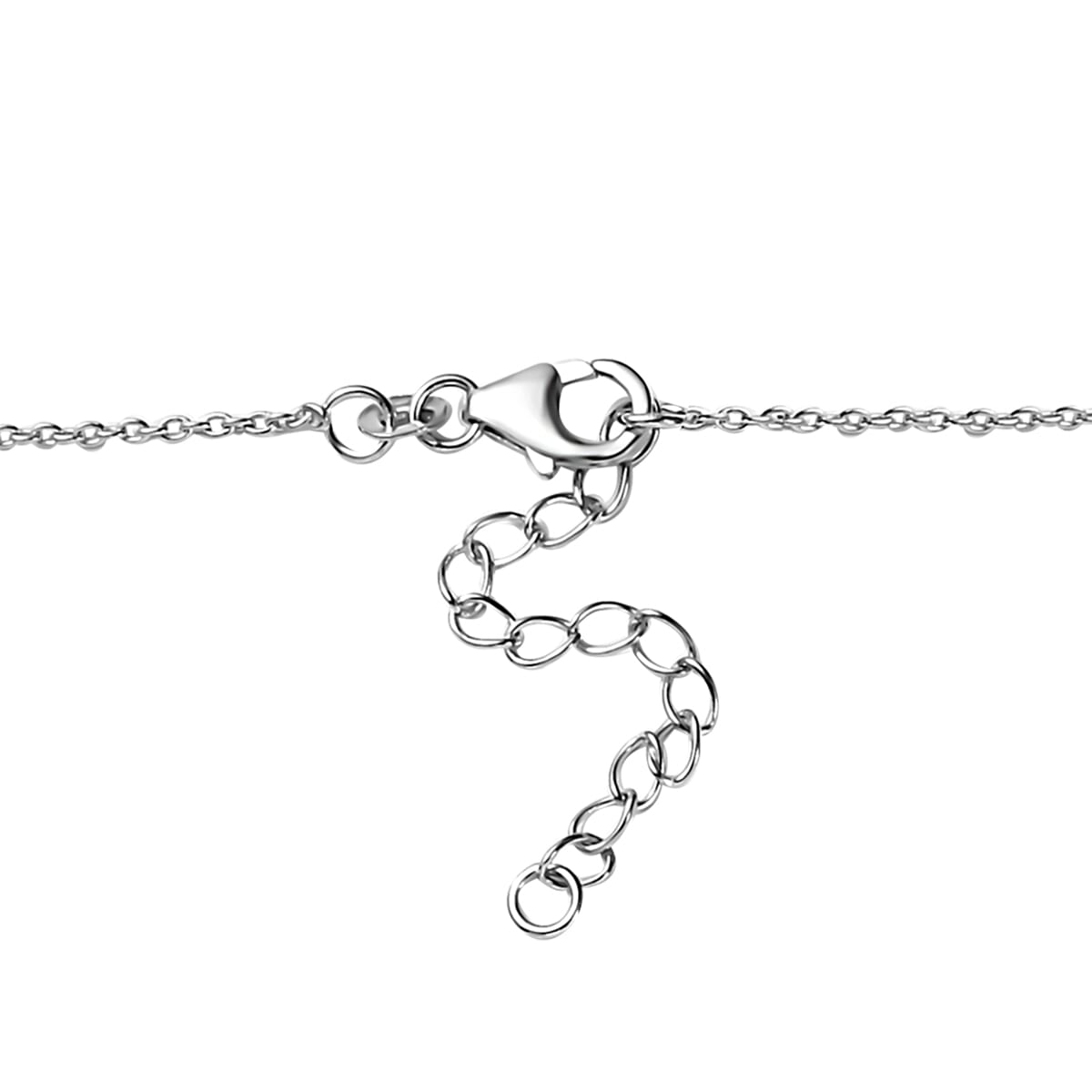 D'Joy Premium Sleeping Beauty Turquoise and Multi Gemstone 17.15 ctw Leaf Necklace in Rhodium Over Sterling Silver 18 Inches image number 4