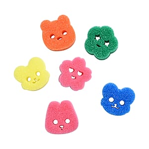 6pcs Set Warm Cleaning Sponge - Multi Color