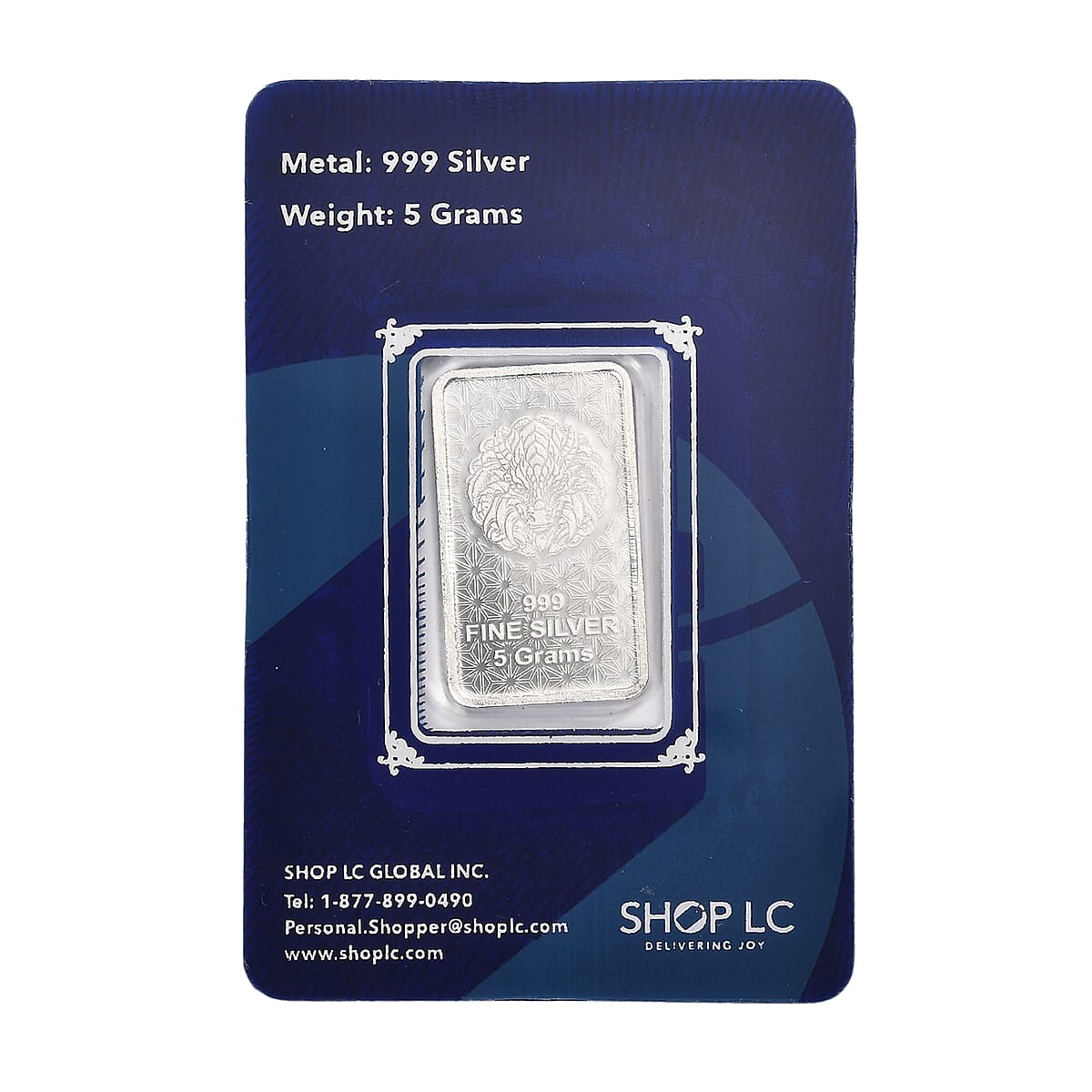999 Fine Silver Fortune Dragon Bar 5 Grams image number 3