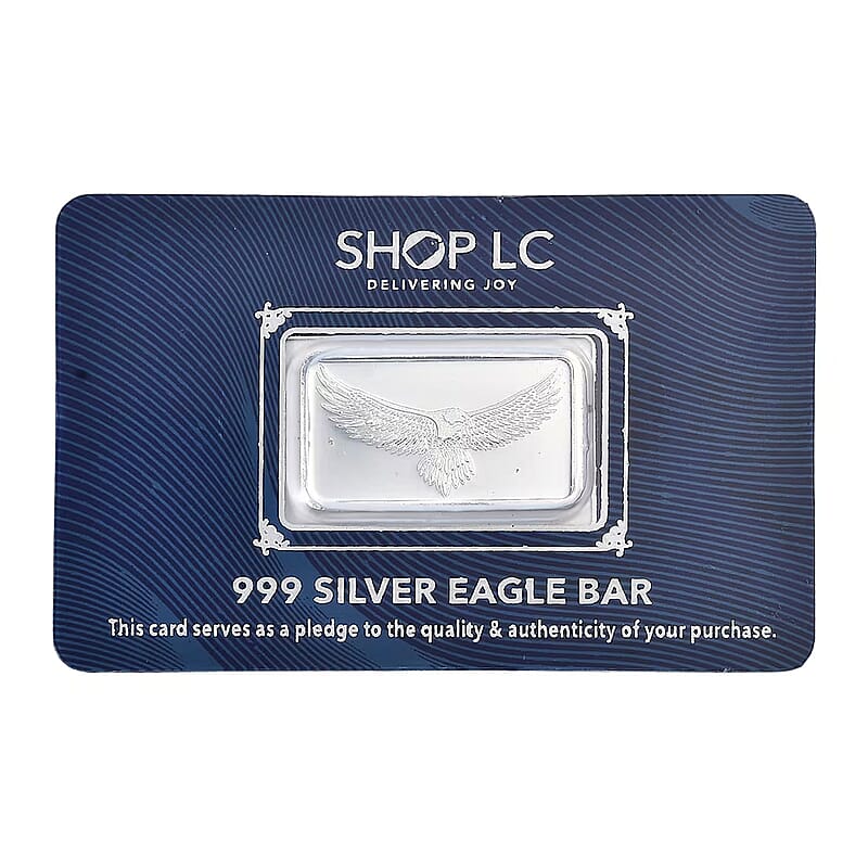 999 Fine Silver American Pride Eagle Bar 5 Grams