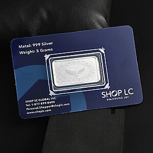  999 Fine Silver American Pride Eagle Bar 5 Grams (Del. in 10-12 Days)