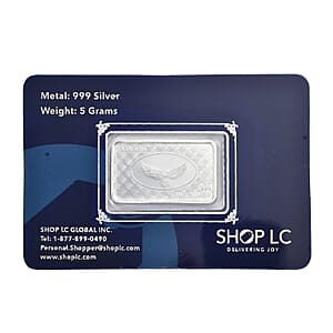  999 Fine Silver American Pride Eagle Bar 5 Grams (Del. in 10-12 Days)