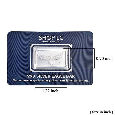 999 Fine Silver American Pride Eagle Bar 5 Grams