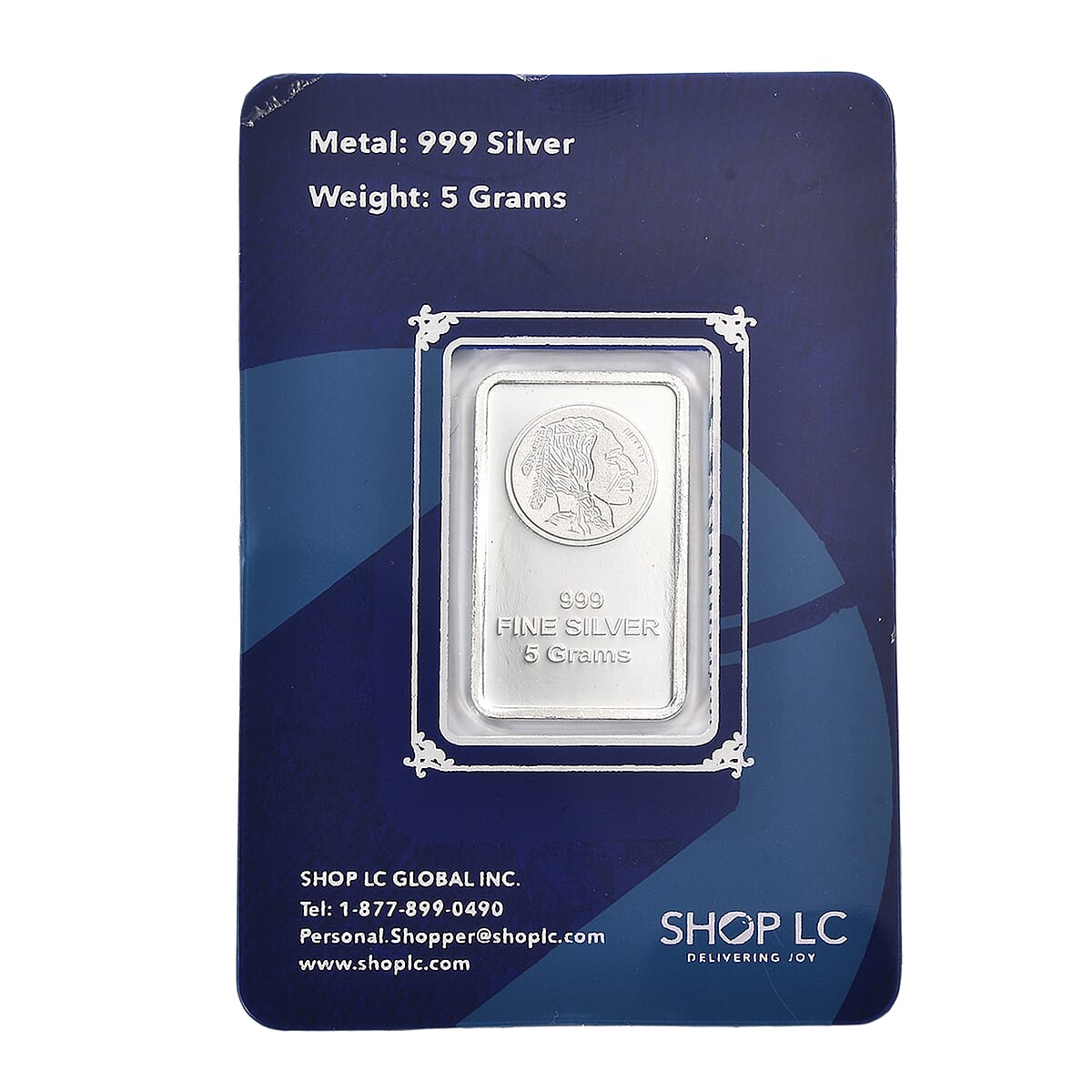 Doorbuster 999 Fine Silver American Bison Bar 5 Grams image number 3