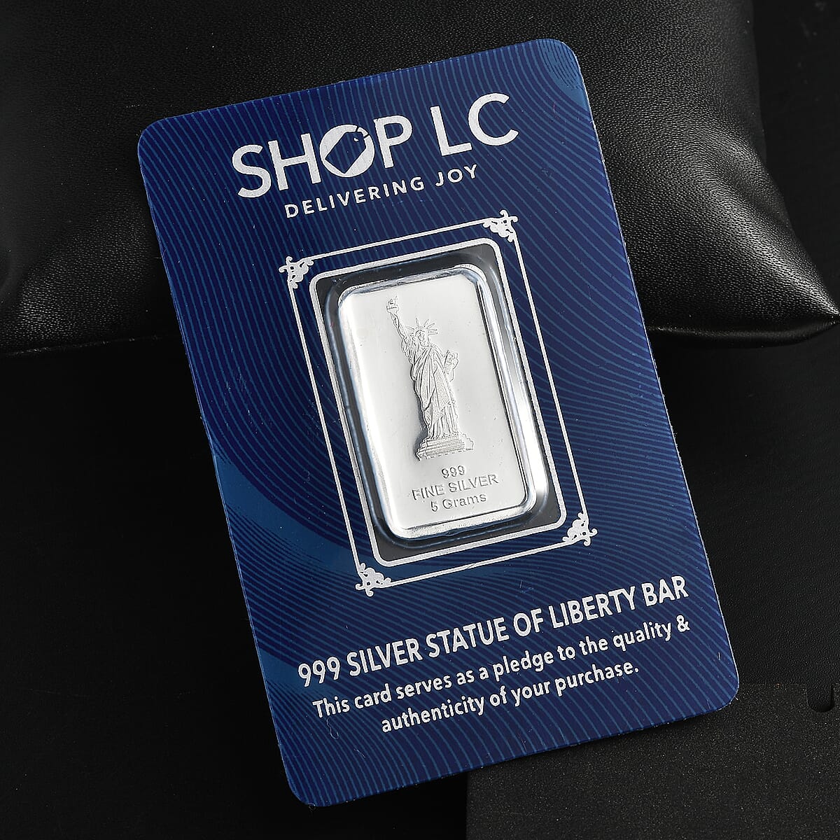 999 Fine Silver Statue of Liberty Bar 5 Grams image number 1