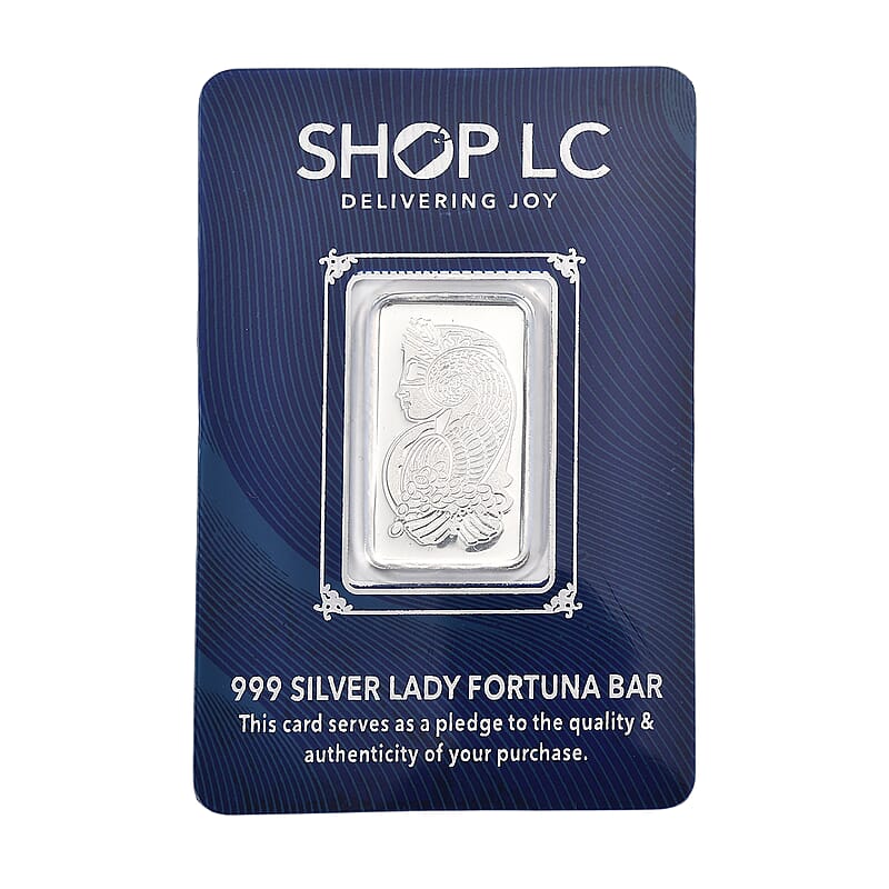 999 Fine Silver Divine Fortuna – Lady Fortuna Bar 5 Grams