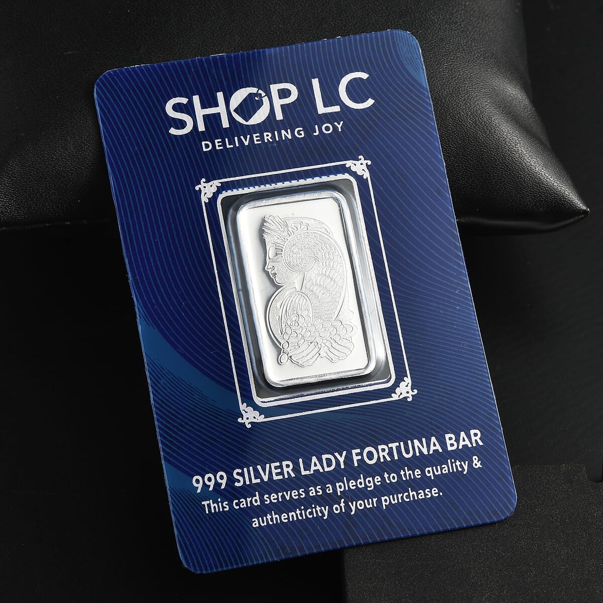 999 Fine Silver Lady Fortuna Bar 5 Grams image number 1