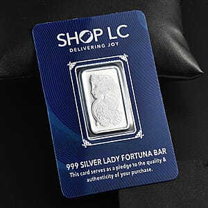 999 Fine Silver Lady Fortuna Bar 5 Grams