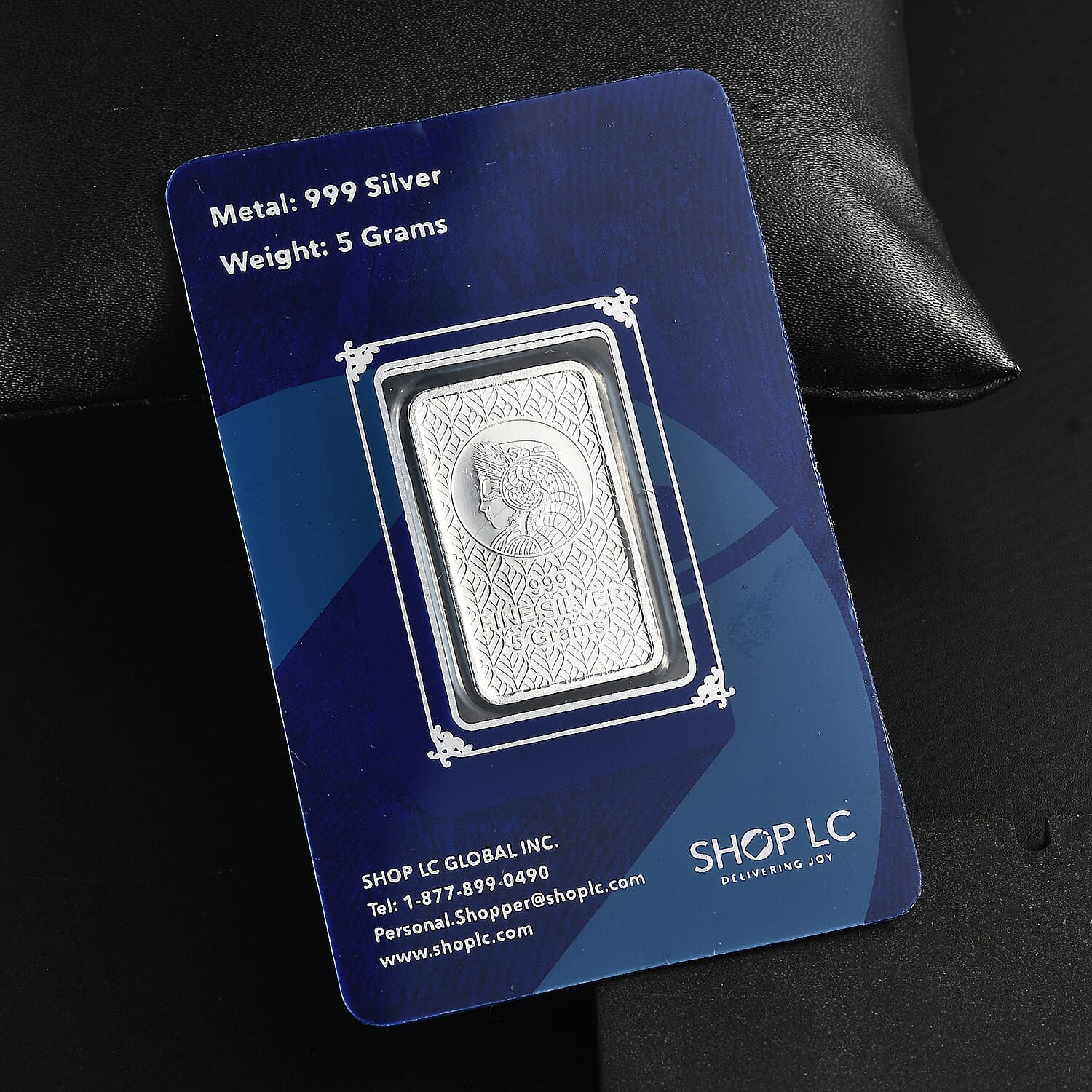 999 Fine Silver Divine Fortune – Lady Fortuna Bar 5 Grams